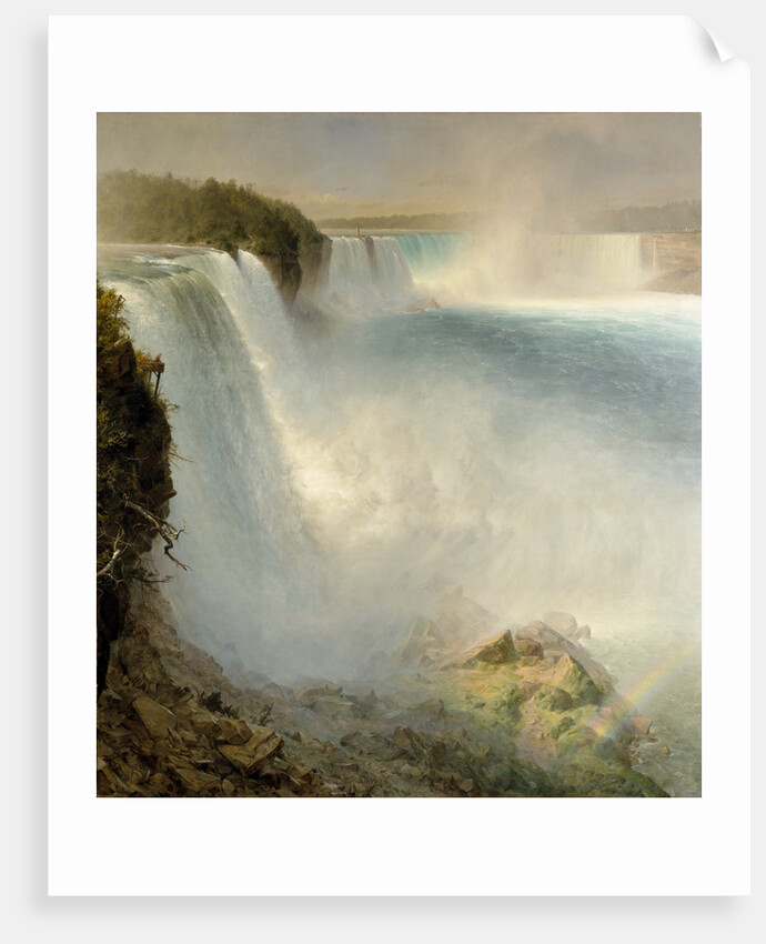 Niagara Falls, from the American Side by Frederic Edwin Church